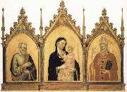 DADDI, Bernardo Madonna and Child with SS.Mat-thew and Nicholas of Bari oil on canvas